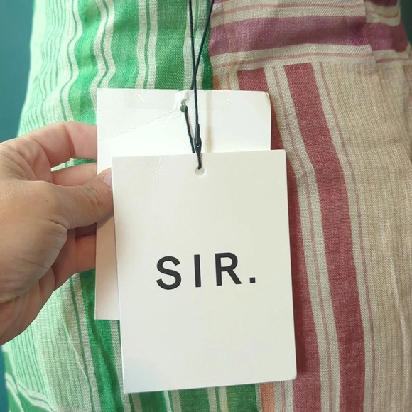 SIR . Multi Patchwork Midi Dress NWT. Size 2 - Picture 6 of 16